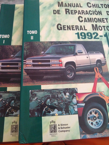 Manual Chilton Reparación De Camionetas Gm 92-96 (2 Libros)