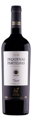 Vinho Tannat Pequenas Partilhas 2018 adega Vinícola Aurora SA 750 ml