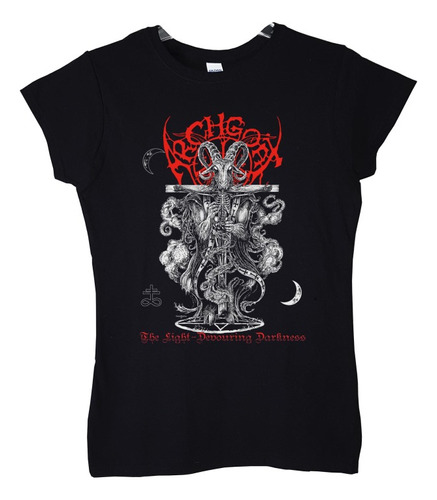 Polera Mujer Archgoat Light Devouring Darknes Real Metal Abo