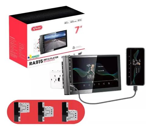 comprar Multimídia Central Universal 7' P Mp5 Bt Espelha Ajuste Tela