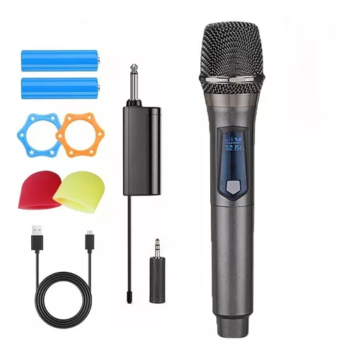 Microfono Inalambrico Recargable General Karaoke Profesional