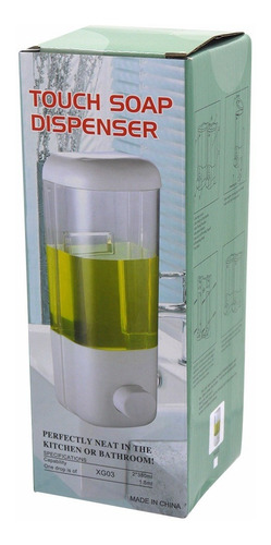 Dispensador Jabon Gel Líquido Desinfectante Shampoo Color Transparente