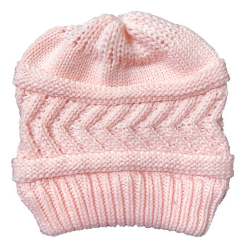 A Mujer Sombreros Invierno Gorro De Punto Elástico Cálido