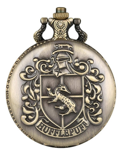 Reloj Collar Casa Hufflepuff Harry Potter De Colección