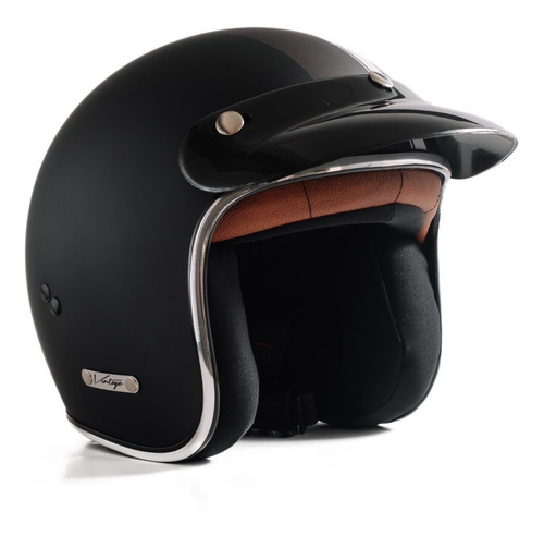 Imagen 4 de 7 de Casco Moto Abierto Vertigo Vintage Maya 2. Tiendaoficialvert