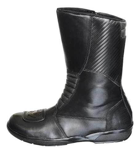 Imagen 2 de 6 de Botas Moto Touring 79 Moto W1 Cuero Protecciones Moto Delta