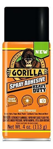 Imagen 1 de 5 de Gorilla Heavy Duty Spray Adhesivo Multiuso Y Reposicionable 