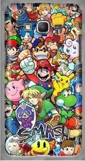 Funda Celular Super Smash Brothers Gamer Retro Para