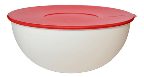 Recipiente Guzzini 28 Cm Bowl Con Tapa 29262855 Bazarnet P3 Color Blanca