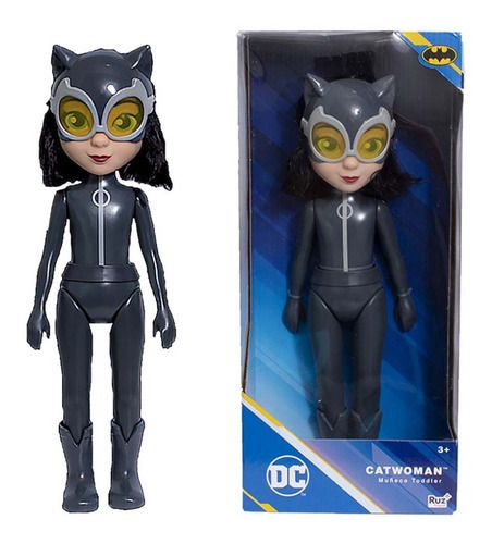 Dc Super Hero Girls Muñeca Catwoman Gatubela Toddler 33 Cms