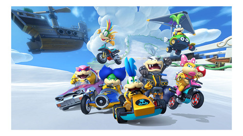 Nintendo Switch Oled +mario Kart 8 + 3 Nswo + Kit De Almacen
