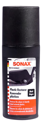 Renovador De Plástico Negro Sonax 100ml Restauración