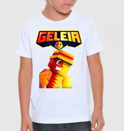 Camisa Camiseta Geleia Gamer r Adulto E Infantil