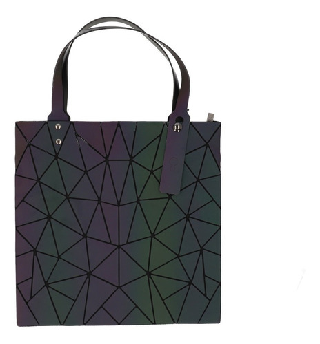 Imagen 1 de 4 de Bolsa De Dama Geometrica Tornasol Moderna Ligera Moda /e /v