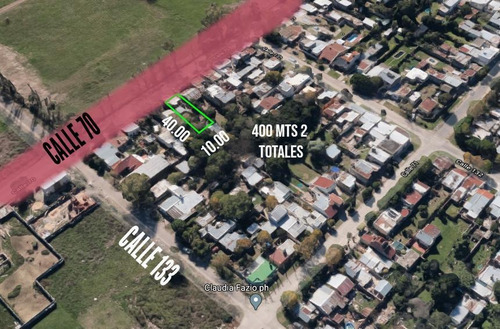 Terreno Venta 10x40 Mts - 400 Mts 2 Totales - Los Hornos