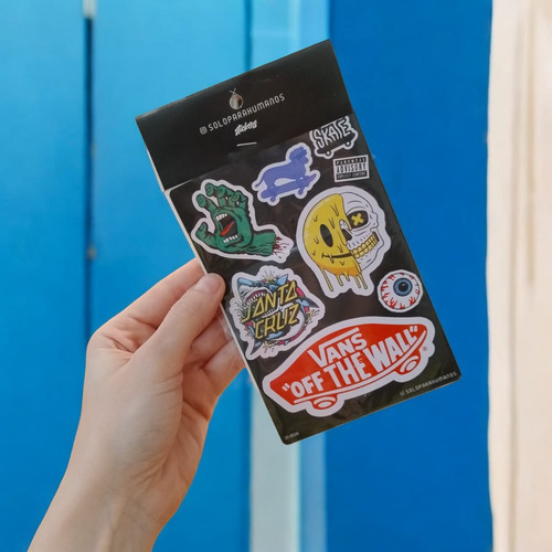 Stickers Plancha Skate Vans Calcomanías Calcos