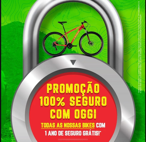 Bicicleta Oggi Big Wheel 7.0 2022 Shimano Alivio Cinz/laranj