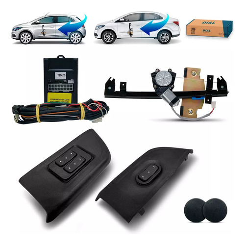 Kit Alza Cristales Eléctricos Onix 2013 2014 2015 16 4 P