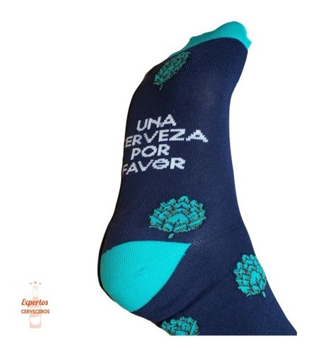 Imagen 9 de 9 de Foursome Beer Socks Lovers - 4 Pares De Medias (lúpulos)