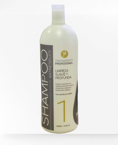 Shampoo Antiresiduos 1000ml (limpieza Profunda)