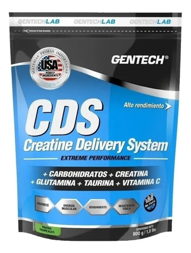 Gentech Cds 800 Grs Creatina Sin Tacc