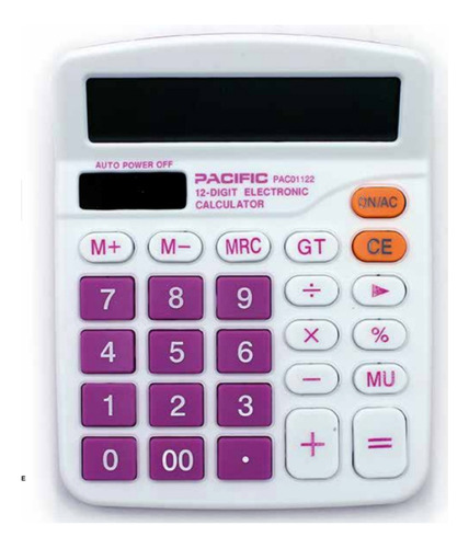 Calculadora Electrónica 12 Dígitos Morado - Ps