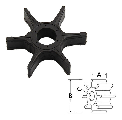 Rotor Bomba De Agua Yama 90-300hp Mercury 225 4t Motor Naut