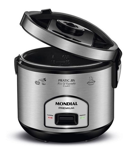 Imagem 2 de 4 de Panela elétrica Mondial PE-42 - Inox 220V 60Hz