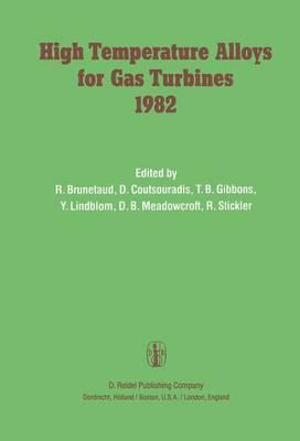 Libro High Temperature Alloys For Gas Turbines 1982 - R. ...