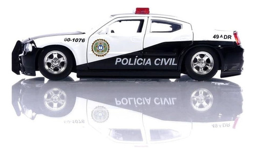 Rápidos Y Furiosos Dodge Charger Policia  Escala 1/24 Metal