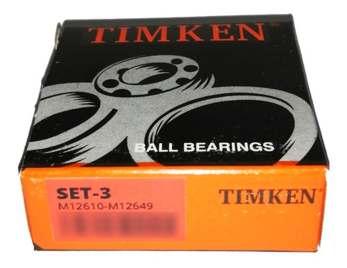 Balero Timken Set-3 (m12649/m12610) 5 Piezas