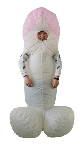 Mono Inflable Con Pene Navideño Para Disfraces, Pene