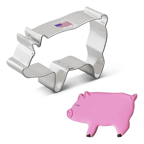 Ann Clark Cookie Cutters Cortador De Galletas De Cerdo 3 75