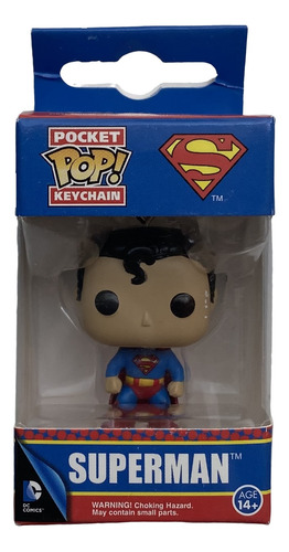 Funko Pop Keychain Dc Comics Superman