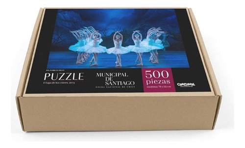 Puzzle 500 Piezas   El Lago De Los Cisnes  Teatro Municipal