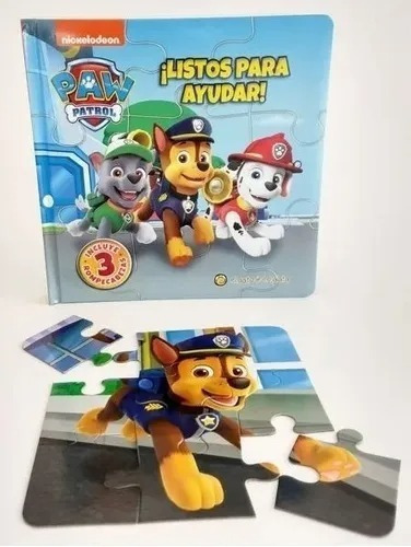 Libro ¡listos Para Ayudar! Paw Patrol Nickelodeeon - Con Rompecabezas, De Nickelodeon. Editorial El Gato De Hojalata, Tapa Dura En Español