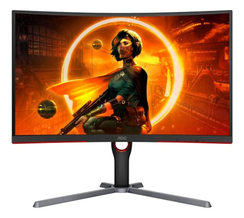 Aoc Gaming Cq27g3s Monitor De Juegos Curvo Sin Marco, Qhd 2k