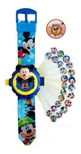 Mickey Mouse Reloj Proyector Infantil Juguetería Niños