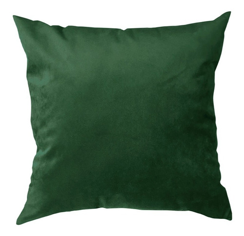 Pack 4 Cojines Velvet Verde 40x40 Cm. Marca Palermo