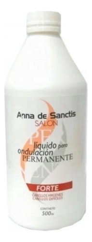 Liquiado Anna De Sanctis Ondulacion Permanente Pelo 500 Ml Fuerza Forte