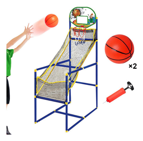 Juego De Baloncesto Arcade Con Altura Máquina Y 2 Bolas