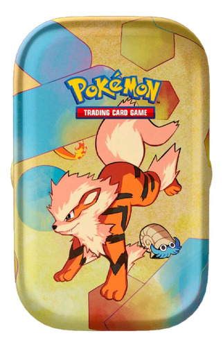 Mini Lata Escarlata Y Purpura 151 Pokémon Arcanine