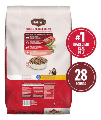 Rachael Ray Nutrish Alimento Natural Seco Para Perro