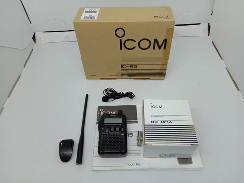 Imagem 2 de 10 de Rádio Receptor Portátil Ht Icom Icr5 Scanner Ic-r5 1,3ghz