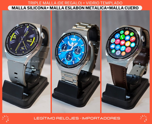 Imagen 5 de 10 de Reloj Inteligente Hombre Gt3 Max Android iPhone Smartwatch