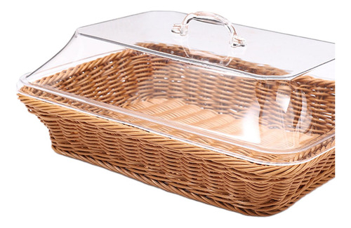 Cesta De Pan, Tejida, Cesta De Desayuno Multiusos, Medio