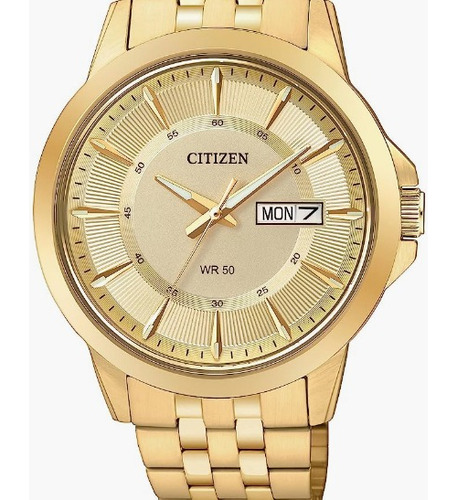 Citizen Champagne Reloj De Pulsera Para Hombre 41 Mm Dorado 