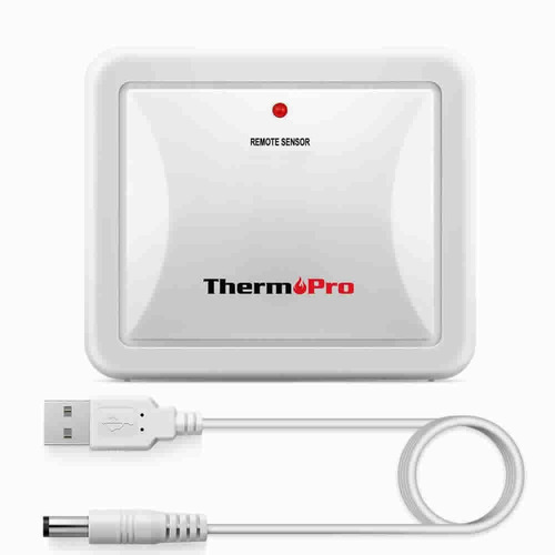 Imagen 1 de 5 de Sensor Externo Inalámbrico Bateria Recargable Thermopro Tx4c
