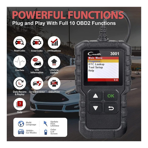 Obd2-escáner Automotriz Professional, Lector De Código