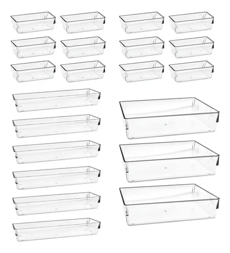 21 Organizador Acrílico Gavetas Organizador de Maquiagem Porta Ta...